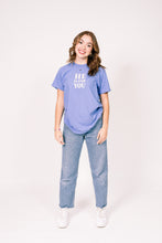 "He Is For You" Jesus Globe Tee (Mystic Blue)