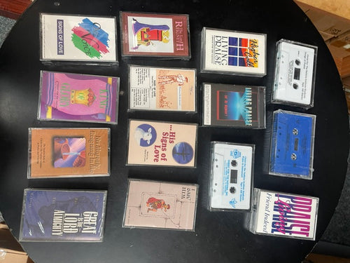 Worship Songs on Cassette, set of 14